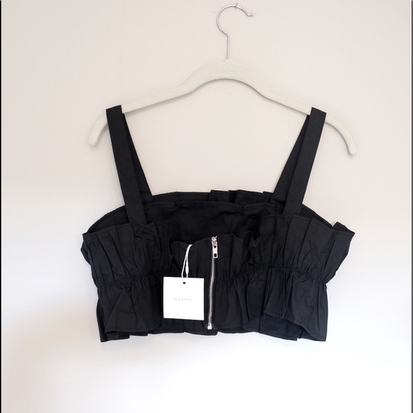 Black Peplum Tank - Picture 2 of 3